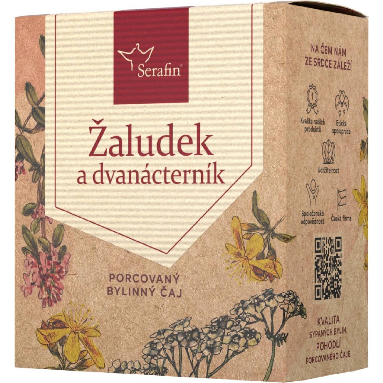 Serafin Žaludek a dvanácterník porcovaný čaj 38 g